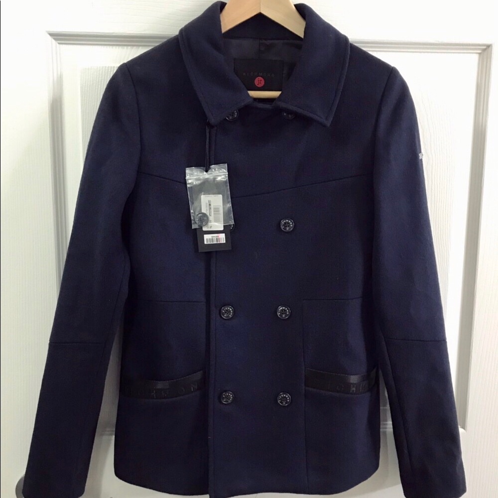 Clearance Sale🎊NWT $665 Richmond Wool Cashmere Peacoat 14Y women size 0/2